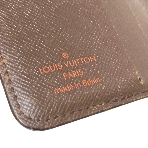 Auth LOUIS VUITTON Compact Zip N61668 Ebene Damier - CA0044 Bifold Wallet - Picture 9 of 11